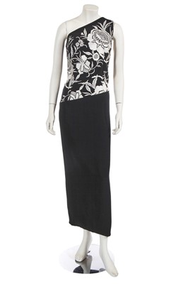 Lot 566 - A Bob Mackie embroidered black evening gown, circa 1990