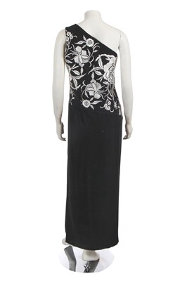 Lot 566 - A Bob Mackie embroidered black evening gown, circa 1990