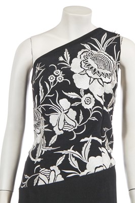 Lot 566 - A Bob Mackie embroidered black evening gown, circa 1990