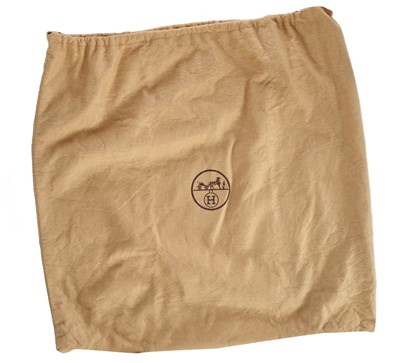 Lot 48 - An Hermès brown leather and canvas Herbag Zip 39, 2010