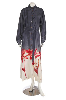 Lot 497 - A Vivienne Westwood silk crêpe de chine dress, 'Erotic Zones' collection, Spring-Summer 1995