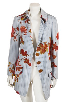 Lot 502 - A Vivienne Westwood cotton rose-print jacket, 'Café Society' collection, Spring-Summer 1994