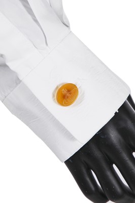 Lot 503 - A Vivienne Westwood white poplin shirt dress, 1990s