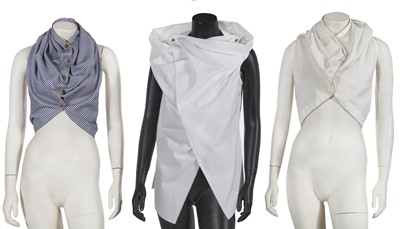 Lot 507 - Three unusual Vivienne Westwood cotton tops, 1990s
