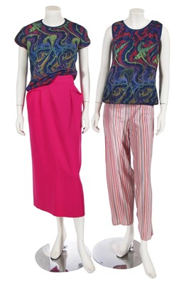 Lot 519 - A group of Vivienne Westwood cotton jersey t-shirts, 1990s