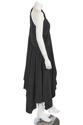 Lot 620 - A Romeo Gigli black cotton jersey dress, late 1980s