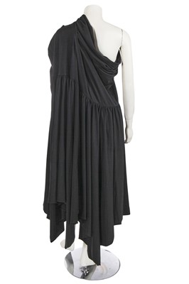 Lot 620 - A Romeo Gigli black cotton jersey dress, late 1980s