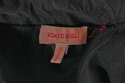 Lot 620 - A Romeo Gigli black cotton jersey dress, late 1980s