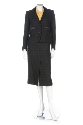 Lot 200 - A Chanel Créations 'Le Smoking' inspired tweed...