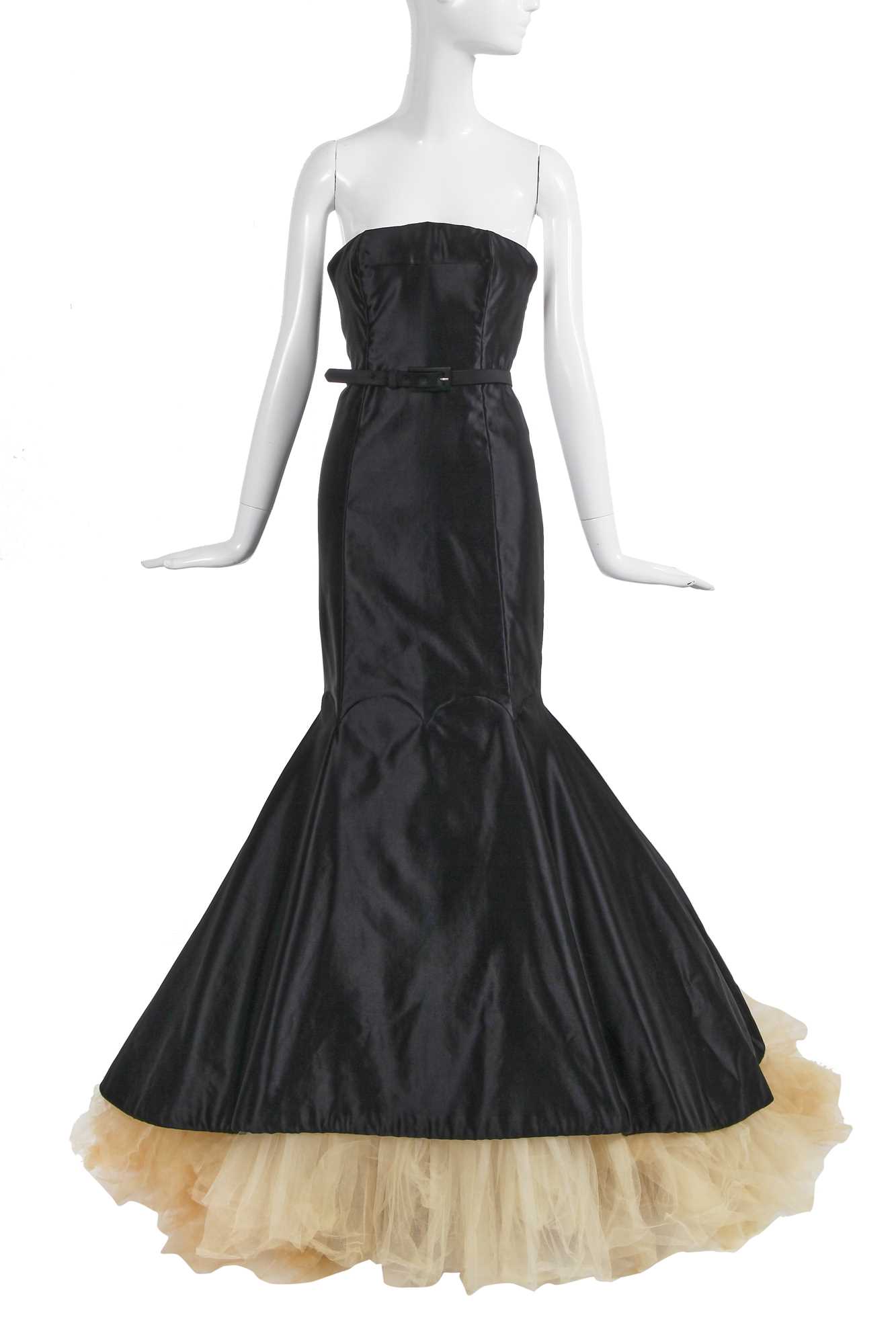 Lot 94 - An Alexander McQueen black duchess satin ballgown, 'The Man Who Knew Too Much' collection, Autumn-Winter 2005-06