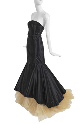 Lot 94 - An Alexander McQueen black duchess satin ballgown, 'The Man Who Knew Too Much' collection, Autumn-Winter 2005-06