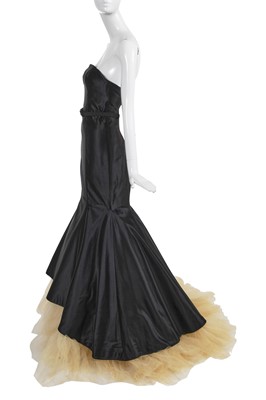 Lot 94 - An Alexander McQueen black duchess satin ballgown, 'The Man Who Knew Too Much' collection, Autumn-Winter 2005-06