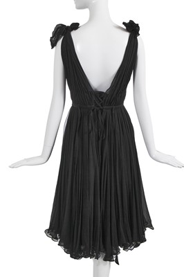 Lot 96 - An Alexander McQueen black silk chiffon cocktail dress, 'The Man Who Knew Too Much' collection, Autumn-Winter 2005-06