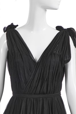 Lot 96 - An Alexander McQueen black silk chiffon cocktail dress, 'The Man Who Knew Too Much' collection, Autumn-Winter 2005-06