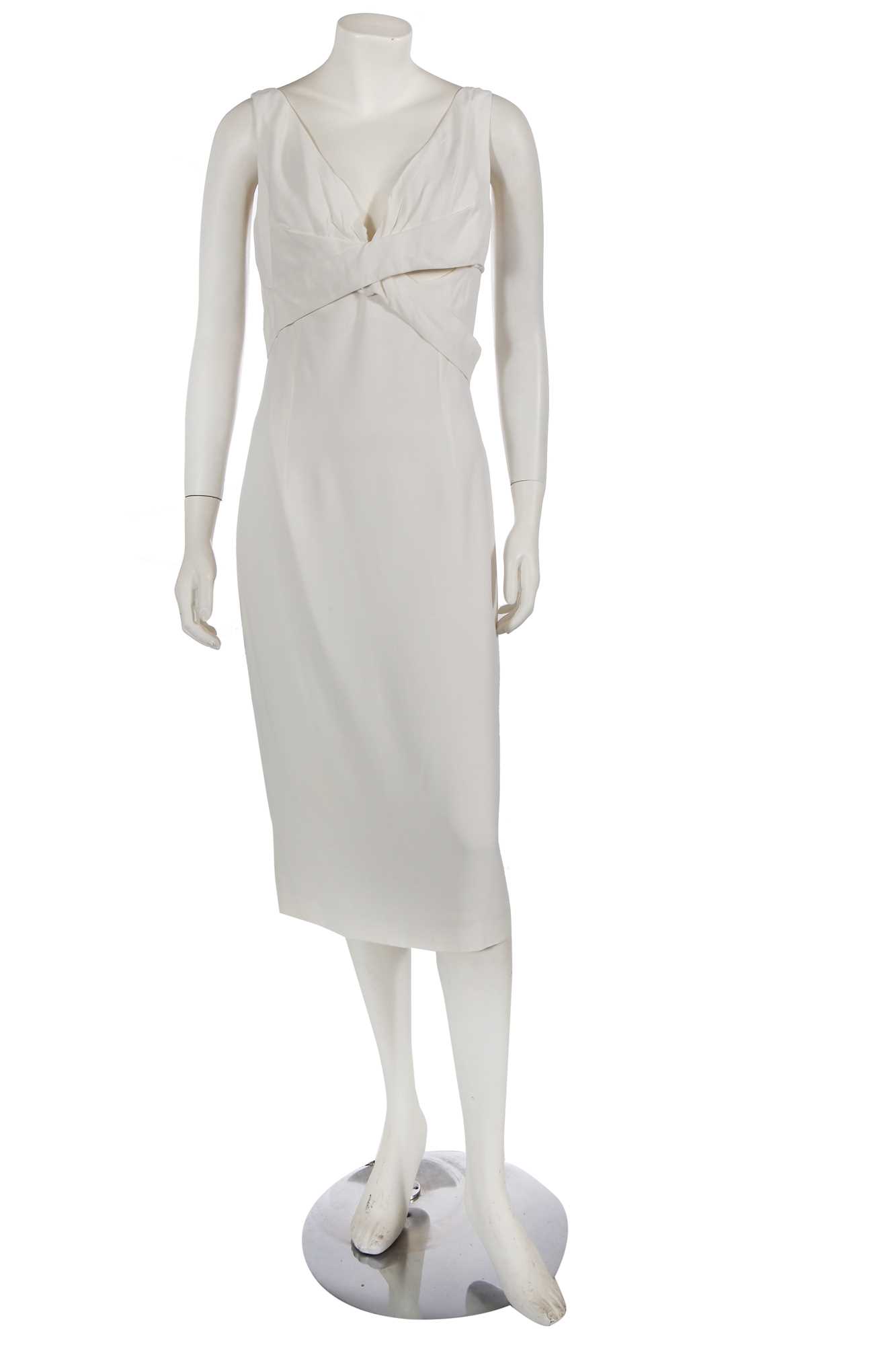 Lot 377 - An Alexander McQueen crêpe dress, commercial collection 2006