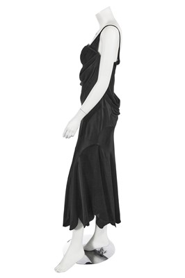 Lot 381 - An Alexander McQueen black silk cocktail dress, 'Deliverance' commercial collection, Spring-Summer 2004