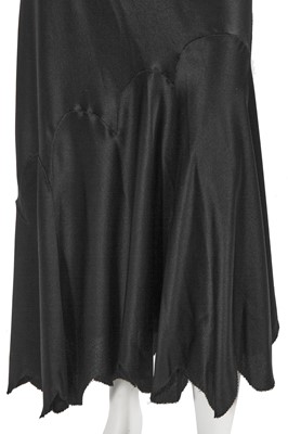 Lot 381 - An Alexander McQueen black silk cocktail dress, 'Deliverance' commercial collection, Spring-Summer 2004