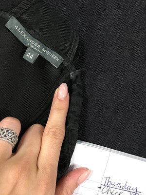 Lot 381 - An Alexander McQueen black silk cocktail dress, 'Deliverance' commercial collection, Spring-Summer 2004