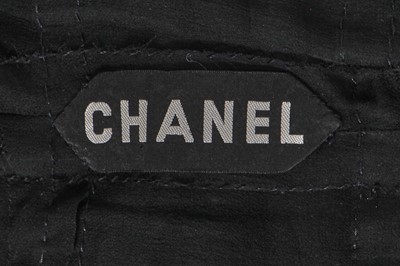 Lot 36 - A Gabrielle Chanel haute couture black silk mousseline cocktail dress, circa 1967