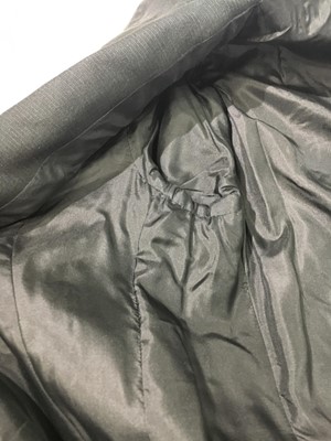 Lot 391 - A Givenchy haute couture black silk gazar coat, Spring-Summer 1972
