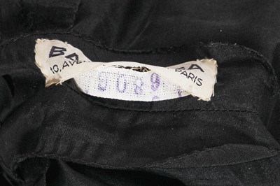Lot 438 - A Cristóbal Balenciaga haute couture black silk cocktail dress, probably Spring-Summer 1959