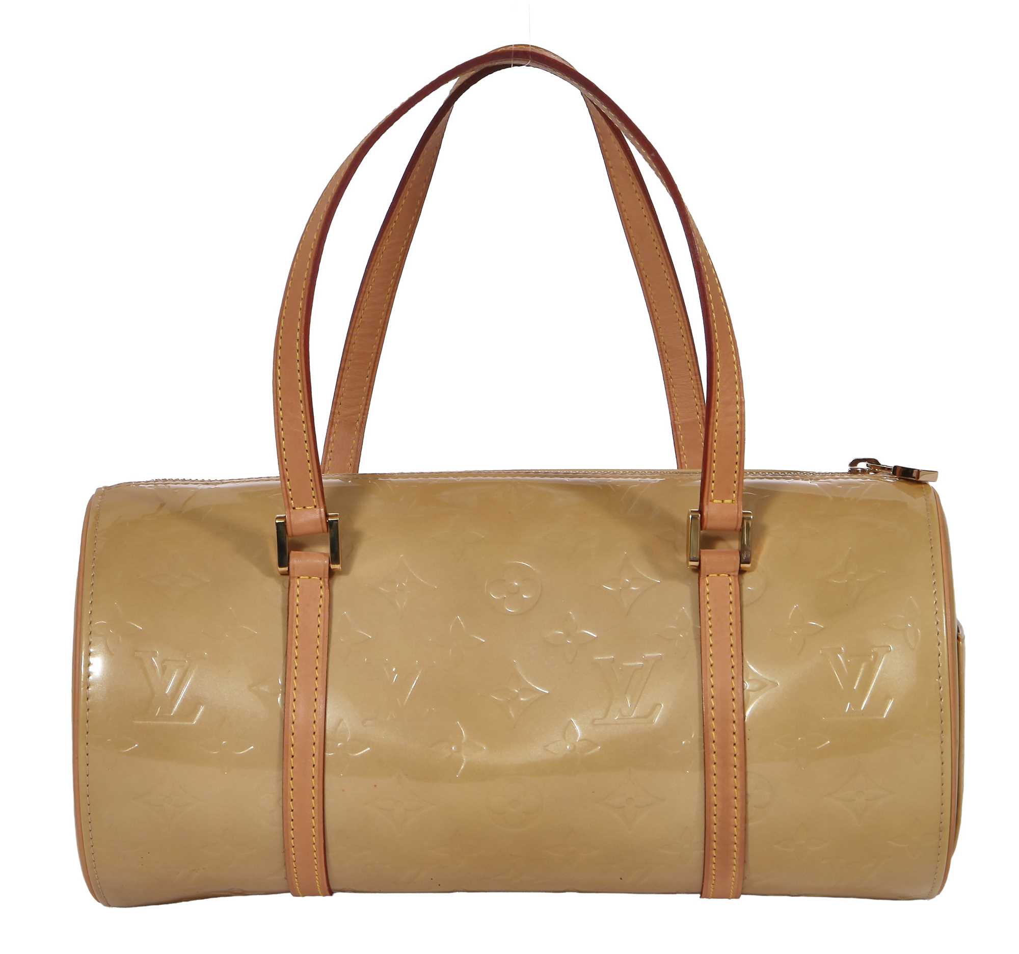 Lot 252 - A Louis Vuitton beige Monogram Vernis Papillon 30, circa 2007