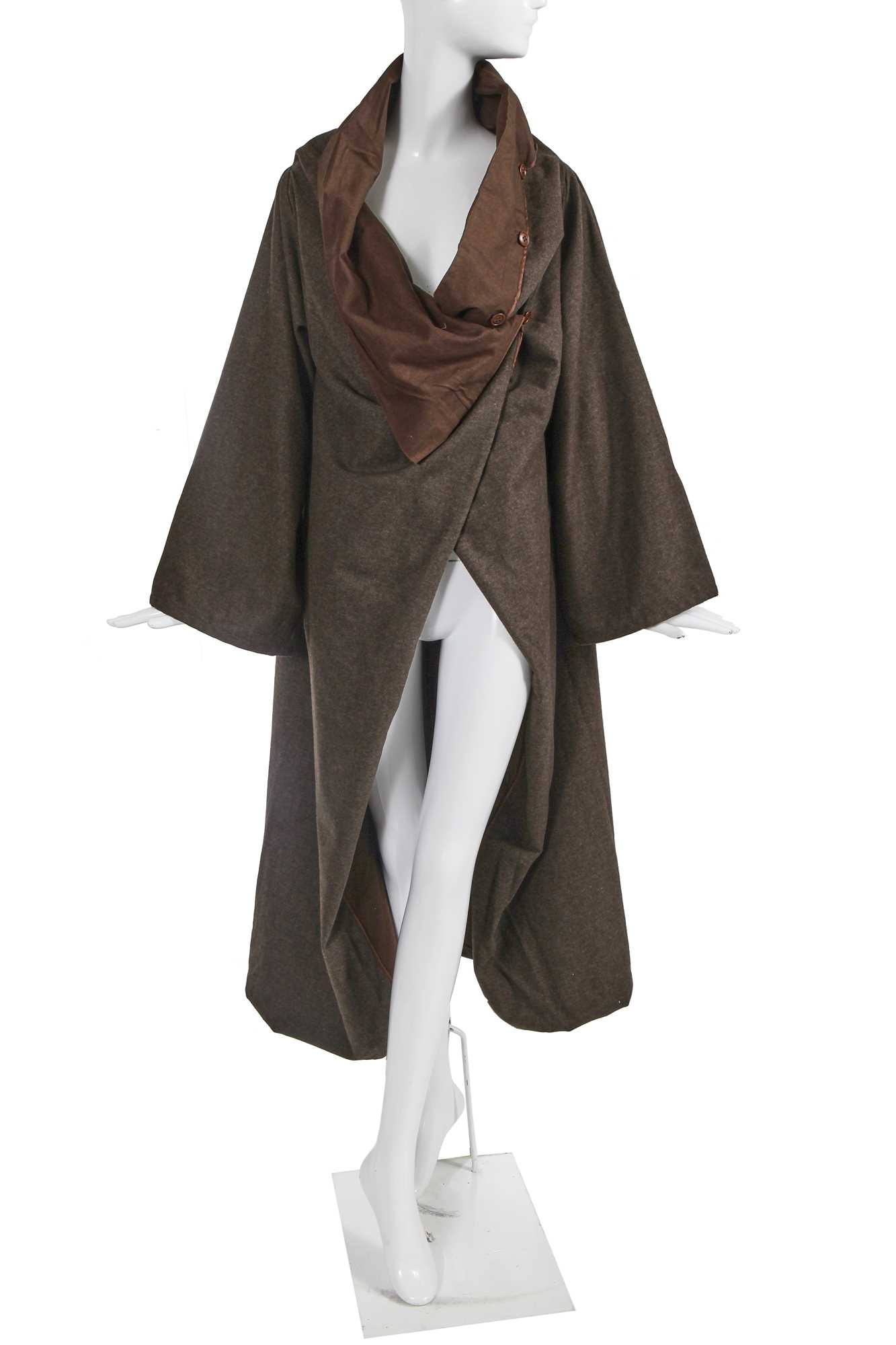 Lot 157 - A Maison Martin Margiela artisanal brown wool duvet-cover coat, Autumn-Winter 1999-2000