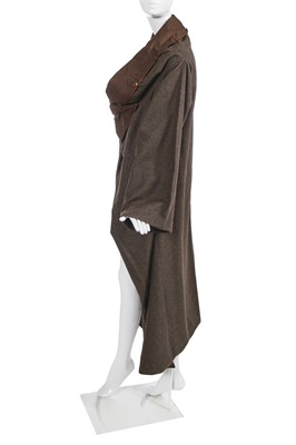 Lot 157 - A Maison Martin Margiela artisanal brown wool duvet-cover coat, Autumn-Winter 1999-2000