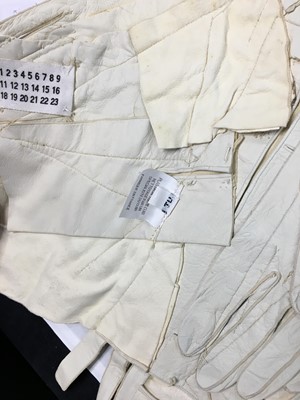 Lot 156 - A fine Maison Martin Margiela artisanal leather glove top, Spring-Summer 2001