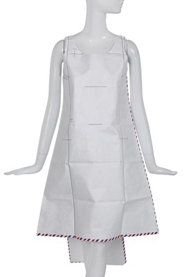 Lot 278 - A rare limited edition Hussein Chalayan Airmail paper dress, 1999