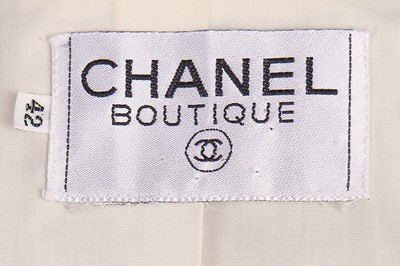Lot 28 - A Chanel tan cotton gabardine 'safari'...