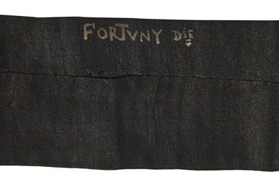 Lot 455 - A Mariano Fortuny black silk Delphos, circa 1920-30