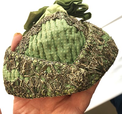 Lot 518 - A rare infant's pudding cap, second half of the 18th century