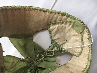 Lot 518 - A rare infant's pudding cap, second half of the 18th century