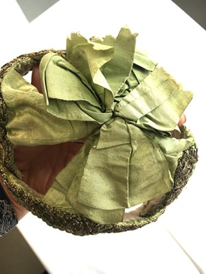 Lot 518 - A rare infant's pudding cap, second half of the 18th century