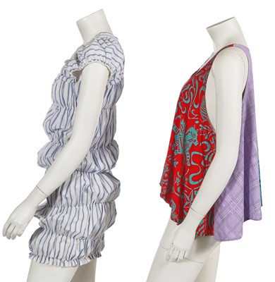 Lot 604 - A BodyMap printed cotton jersey top, 'Barbee Takes a Trip Around Nature's Cosmic Curves' collection, Spring-Summer 1985