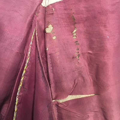 Lot 185 - A Gaston Courtois fancy dress outfit made from 1730s brocaded silk, 1880s-90s