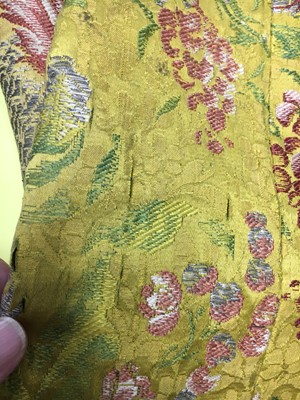 Lot 185 - A Gaston Courtois fancy dress outfit made from 1730s brocaded silk, 1880s-90s