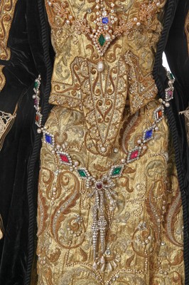 Lot 481 - A Gustave Beer 'Queen Anne of Austria' fancy dress outfit made for Clarisse Bischoffsheim (née Biedermann) for the Devonshire Ball, 1897