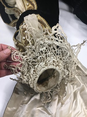 Lot 481 - A Gustave Beer 'Queen Anne of Austria' fancy dress outfit made for Clarisse Bischoffsheim (née Biedermann) for the Devonshire Ball, 1897