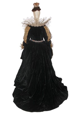 Lot 481 - A Gustave Beer 'Queen Anne of Austria' fancy dress outfit made for Clarisse Bischoffsheim (née Biedermann) for the Devonshire Ball, 1897