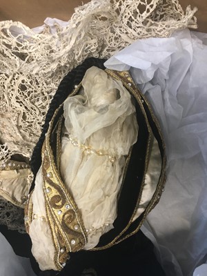 Lot 481 - A Gustave Beer 'Queen Anne of Austria' fancy dress outfit made for Clarisse Bischoffsheim (née Biedermann) for the Devonshire Ball, 1897