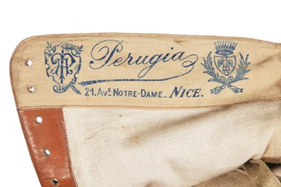 Lot 774 - A pair of tan Perugia boots circa 1915 and other footwear