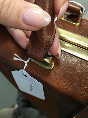 Lot 243 - An Alexander McQueen brown leather handbag, 2010s