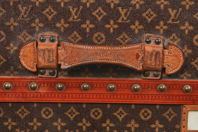 Lot 53 - A Louis Vuitton monogrammed canvas wardrobe trunk, early 20th century