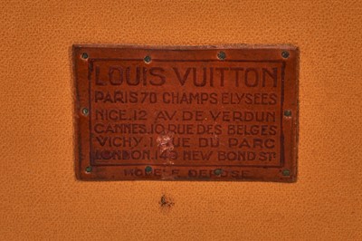 Lot 53 - A Louis Vuitton monogrammed canvas wardrobe trunk, early 20th century