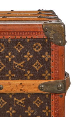 Lot 53 - A Louis Vuitton monogrammed canvas wardrobe trunk, early 20th century