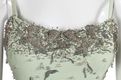 Lot 402 - A Christian Dior London embellished evening dress, early 1960s