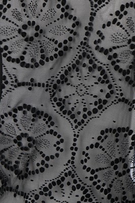 Lot 112 - A John Galliano black devoré velvet dress,...