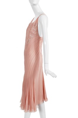 Lot 366 - A Christian Dior by John Galliano pink lace dress, commercial collection 2002